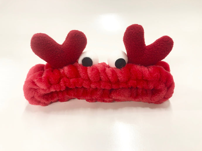Bubble Eye Crab Microfiber Bowtie Headband