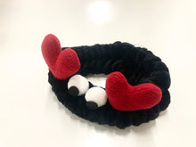 Load image into Gallery viewer, Bubble Eye Crab Microfiber Bowtie Headband